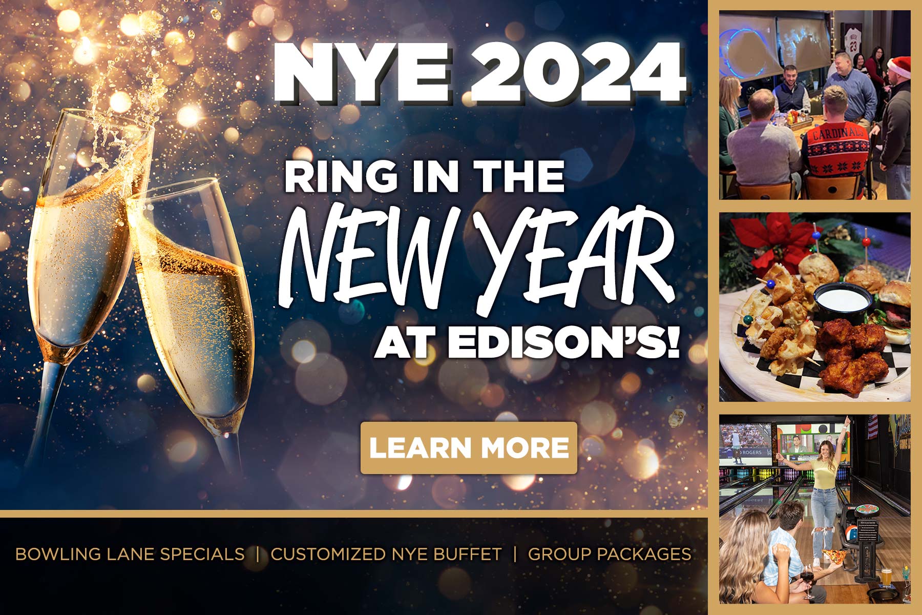 NYE 2024 At edisons